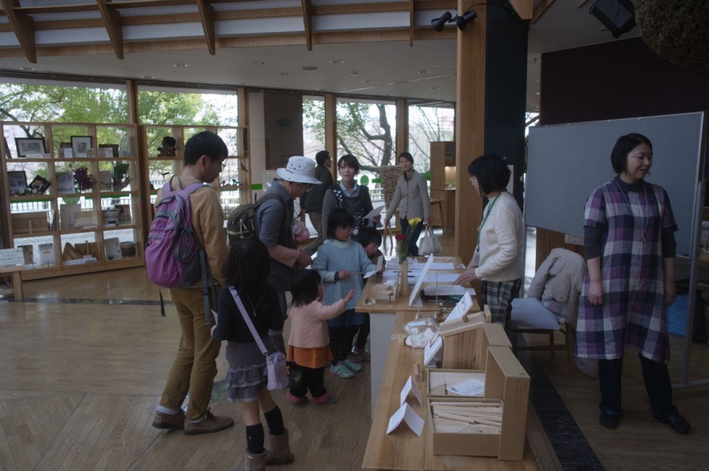 週末はたくさん親子連れで来場していただきました