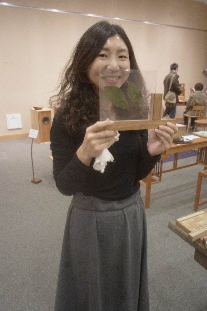 出来ばえの良さは南部さんのお嬢さんと双璧の看護師さん。硬いナラに開けた穴と胴突き切断の綺麗さはお見事でした。